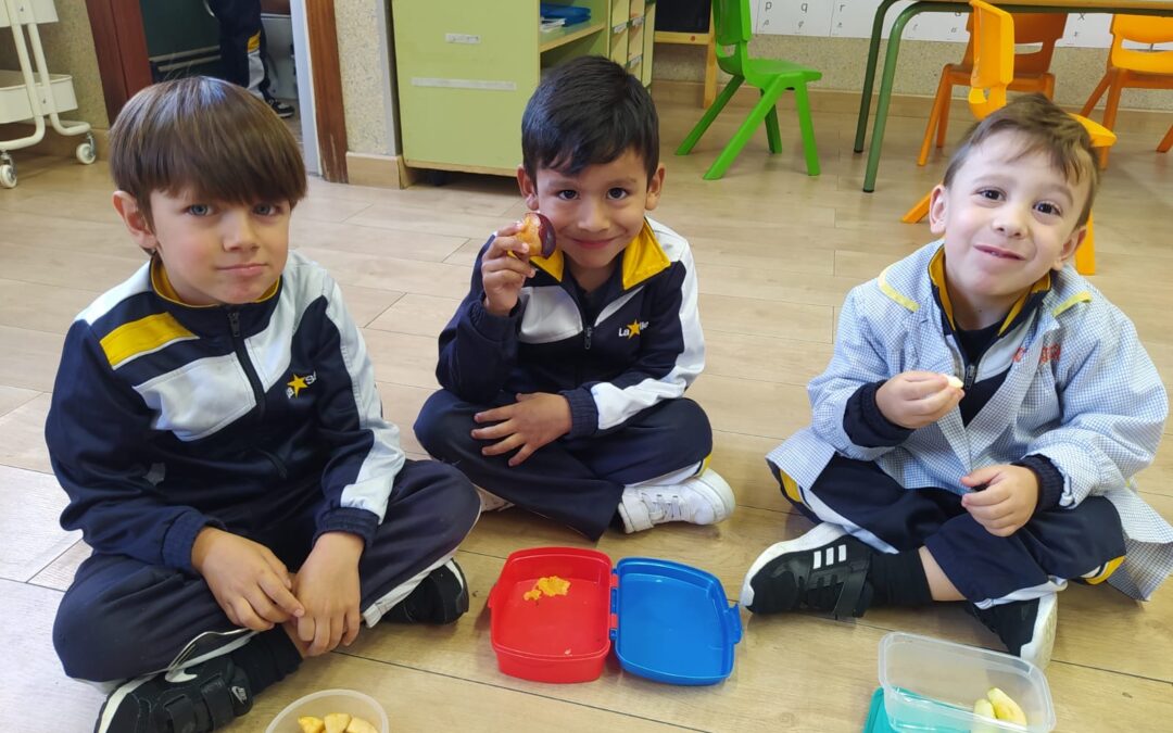 Almuerzo saludable en Educación Infantil