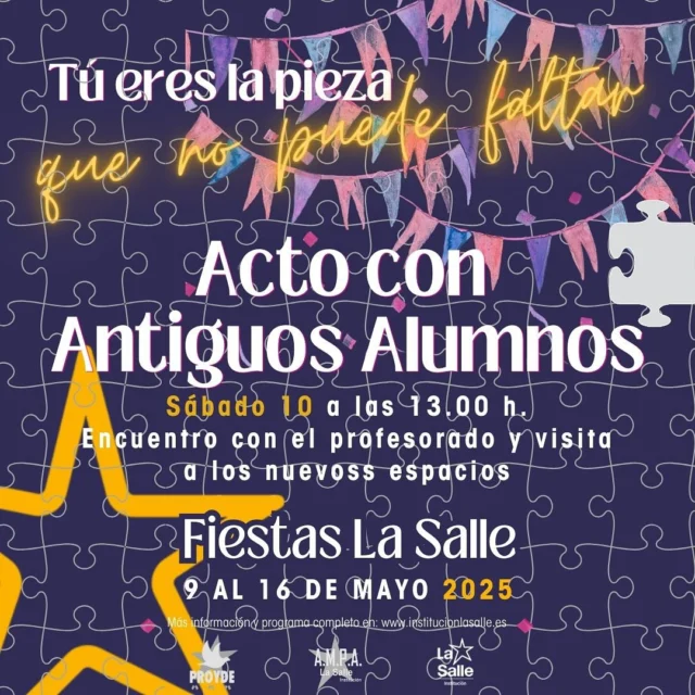 Seguimos con más información sobre la fiesta del día 10: horarios de carreras, acto de antiguos alumnos y ¡pregón retransmitido en directo!
#fiestaslasalle #somoslasalle #tiempodecuodartiempodecrear